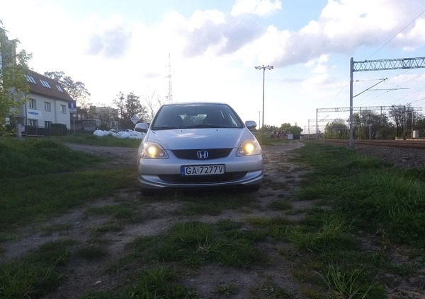 Honda Civic cena 7300 przebieg: 271000, rok produkcji 2004 z Sopot małe 631